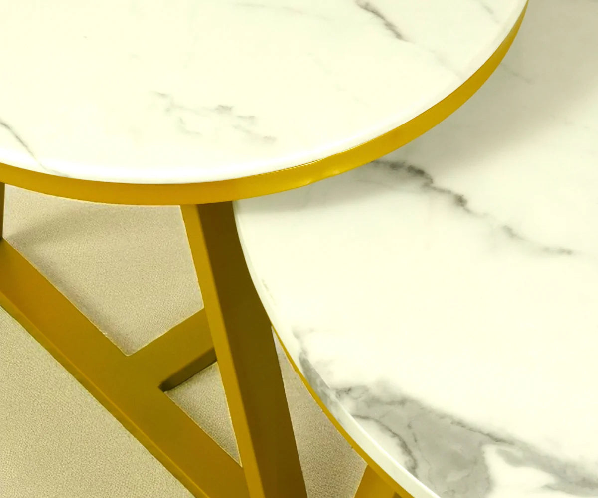 AH-65 Nesting Table Set (80×80 & 50×50 )cm