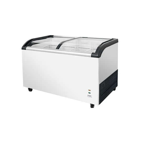 ALM 320L Showcase Glass Door Chest Freezer