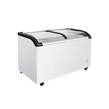 ALM 320L Showcase Glass Door Chest Freezer