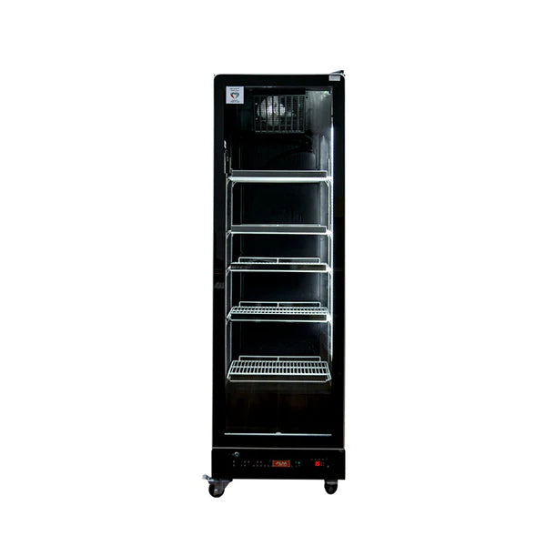 ALM 400L Upright Single Glass Door Showcase Chiller