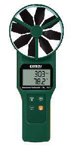 Extech AN320 Large Vane CFM/CMM Anemometer/Psychrometer plus CO2 QATAR