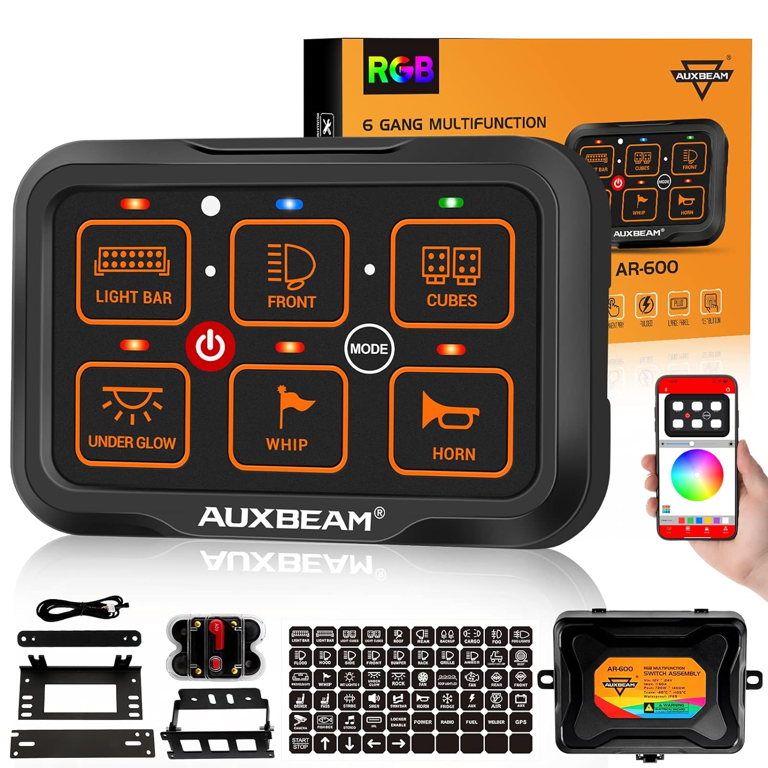 Rgb Switch Panel With App | Motor Vehicle Lighting | BuyonBudget Qatar ...