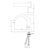 Joystick Basin Mixer - Chrome