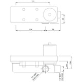 Concealed Body for Joystick Basin Mixer