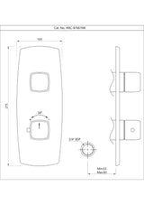 Aquamax Exposed Part Kit - Chrome
