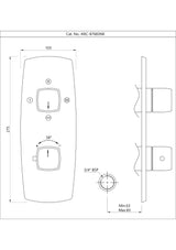 Aquamax Exposed Part Kit - Chrome
