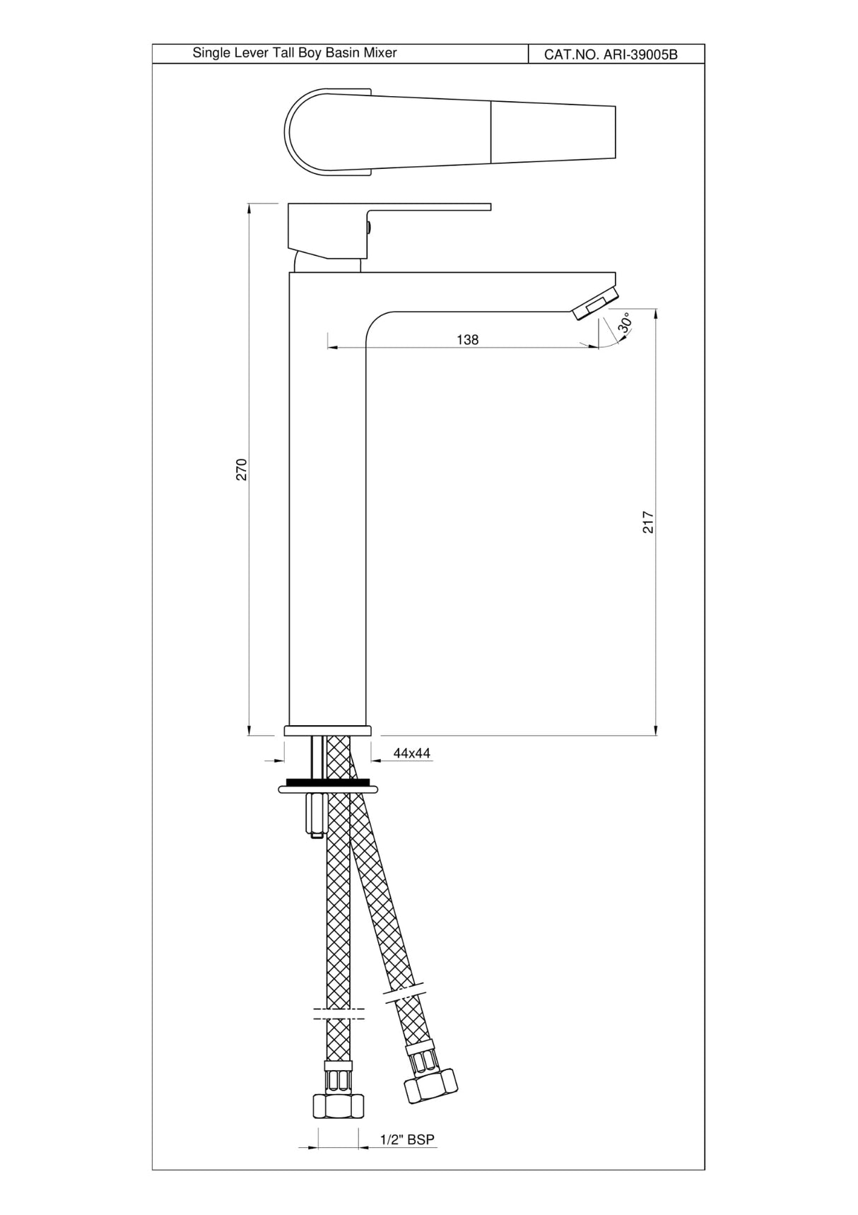 Single Lever Tall Boy