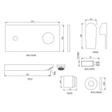 Exposed Part Kit of Single Lever Basin Mixer