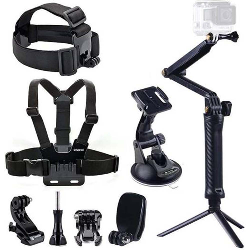 Smatree 9-in-1 Gopro Accessories Kit With Monopod