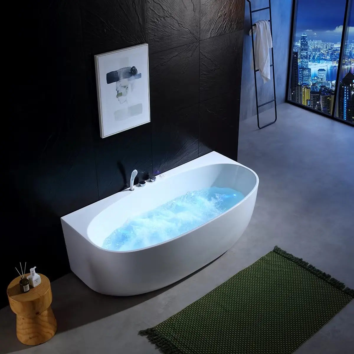 Acrylic Bubble Bathtub 1700x800x580mm – BW-8020