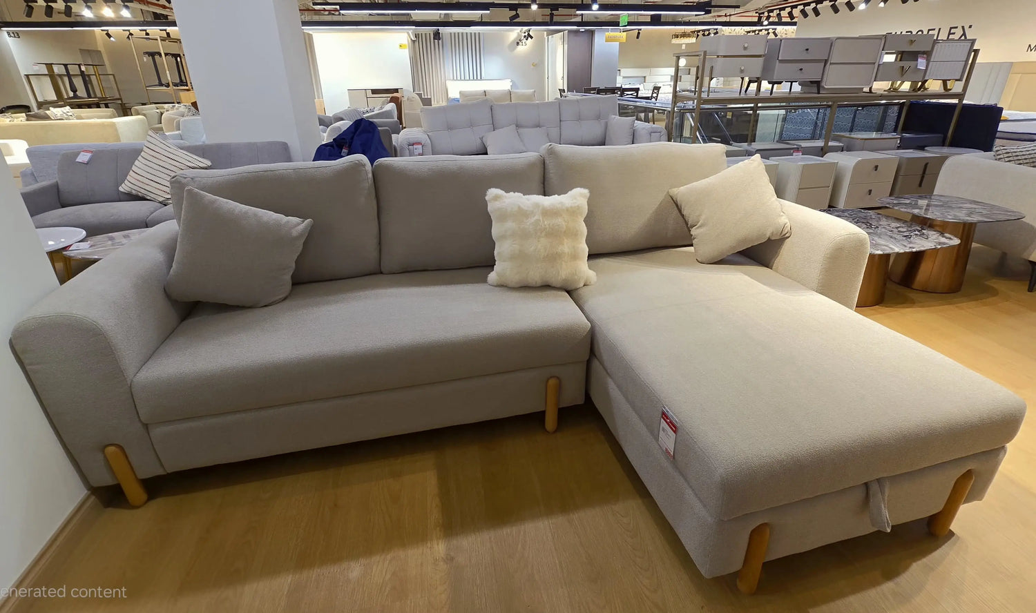 Adam Corner sofa (2+L) fabric