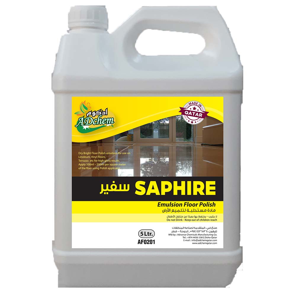 Adchem Saphire - Floor Polish Emulsion - 1 Piece
