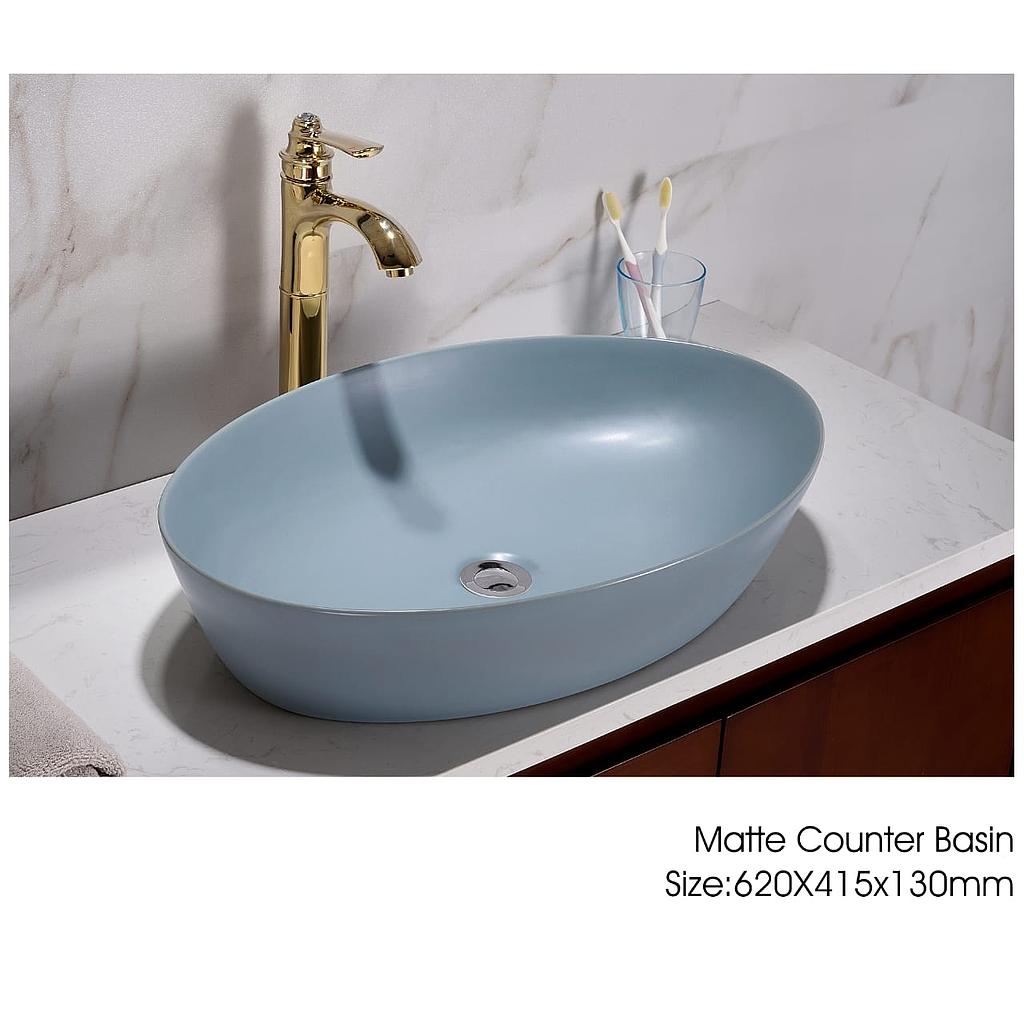 BX3803 Blue Countertop Basin (AB155)