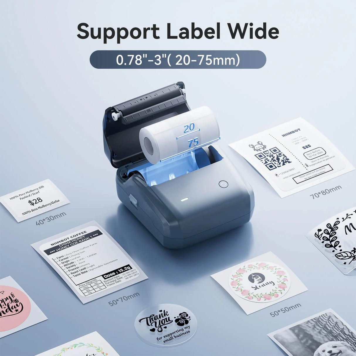 NIIMBOT B31 Bluetooth Thermal Label Maker – Small Business Tool