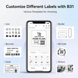 NIIMBOT B31 Bluetooth Thermal Label Maker – Small Business Tool