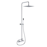 Blog Modern Square Shower System – Chrome Finish with 2-Way Mixer