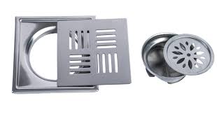 S.S FLOOR TRAP GRATING SANTRAP 63x63 1-1/2":