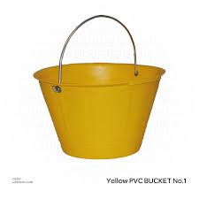 BUCKET PVC YELLOW