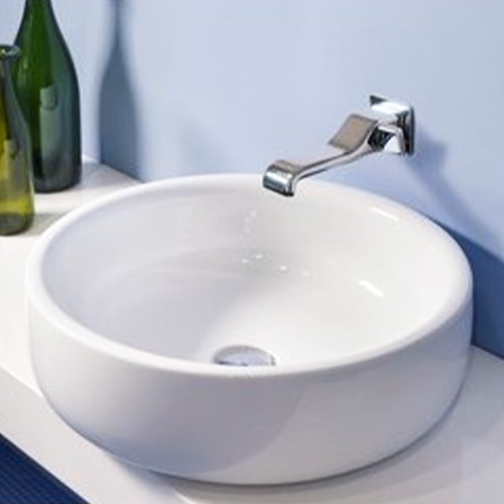 Bonola Latte Milky White Matt Counter Top Wash Basin
