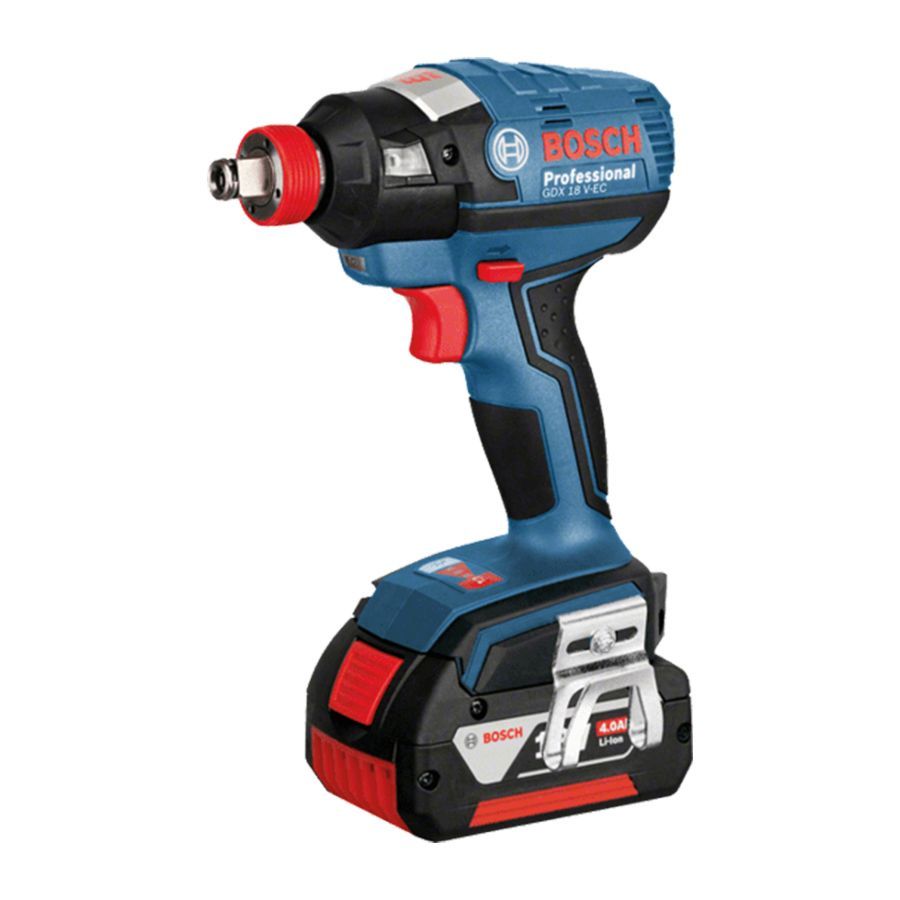 BOSCH | Professional Cordless Impact Wrench Bare Tool | GDX 18 V-LI | 06019B8101 Qatar