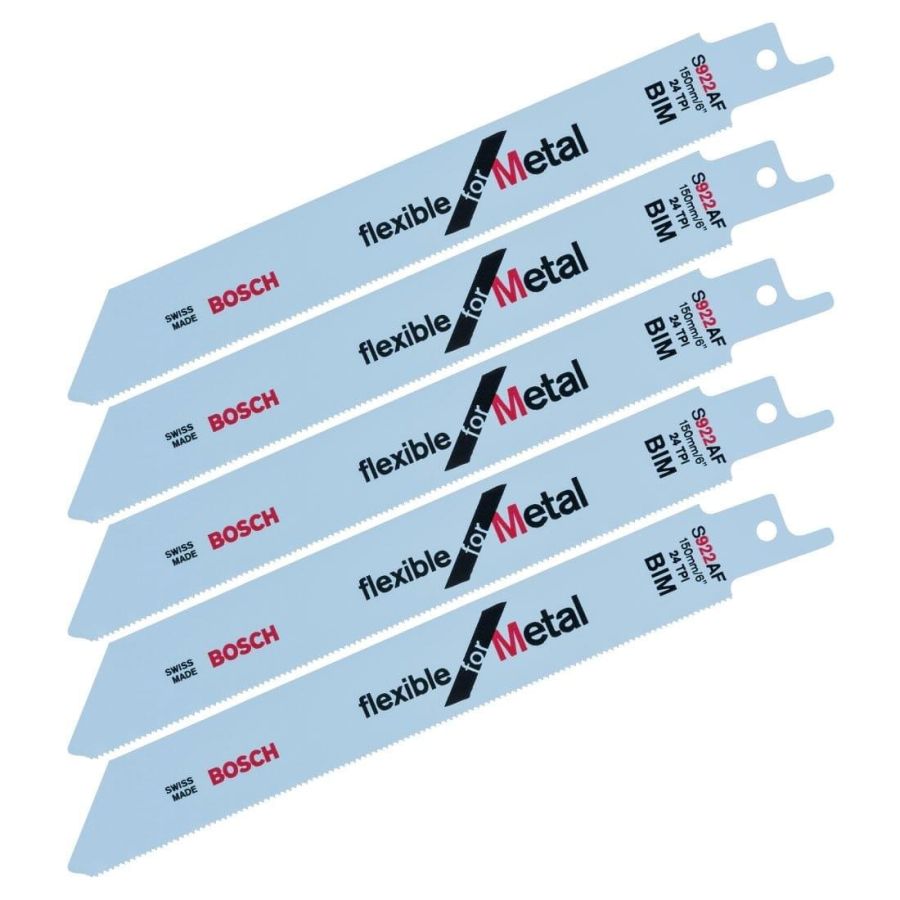BOSCH | Professional Reciprocating Saw Blade Metal Cutting 5 Pcs | S922 AF Qatar