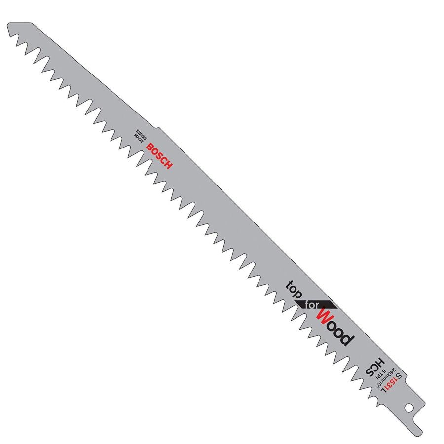 BOSCH | Professional Reciprocating Saw Blade Top For Wood 240 mm (5 Pcs) | S1531L Qatar
