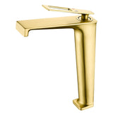 Brass Basin Mixer - Brush Golden (mt-a10201-lg)