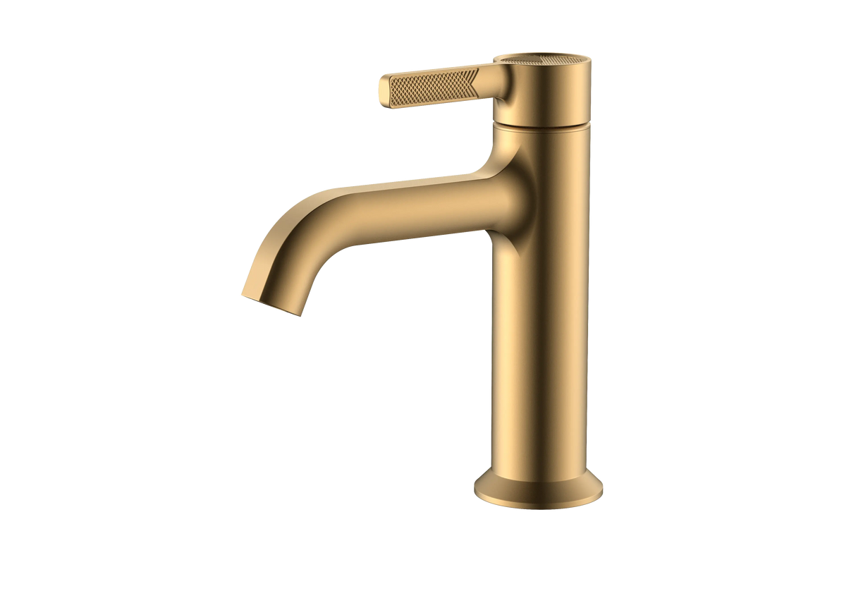 Basin Mixer  (Brass, Champagne Gold)