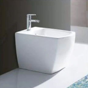 Bidet Floor Mounted White BuyonBudget