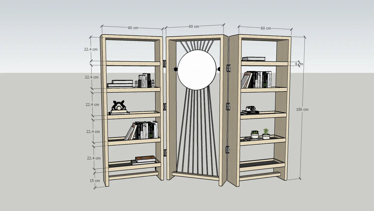 Book shelve Adjustable