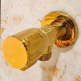 Brass Angle Valve Gold Color -co