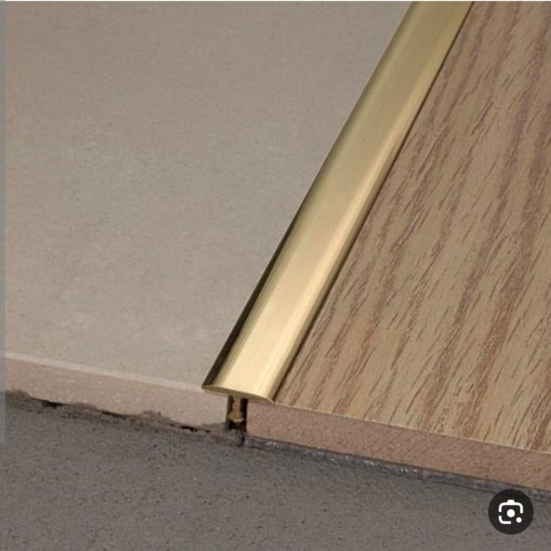 Brass T-Profile Gold 20mm × 2.5m (106438)