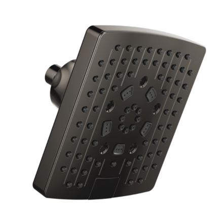 Brizo 7" Square H2Okinetic Showerhead – Luxe Nickel