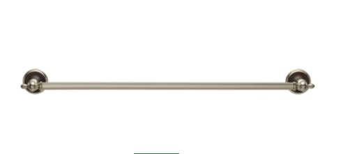 Brizo Charlotte 24" Towel Bar – Polished Nickel/Cocoa Bronze