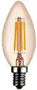 Bulb-YY-C35-J-4W-350LM-E14-C35x100mm-Amber Glass-2700k