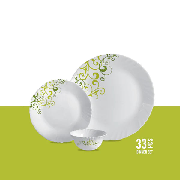 Cello Imperial Dinner Set 33Pcs Oleander