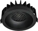 COB Spot Light-AZ1010-15W (Honeycomb)-Aluminium-15W-CCT with dimmable-Black + Black Honeycomb
