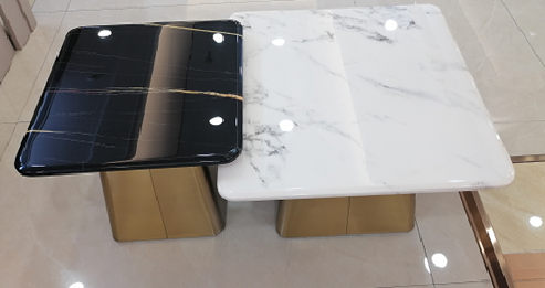 Coffee Table G07 Gold (2 Sizes, 3-Box Set)