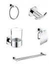 (COMBO) A015 01-45 Bathroom Accessories Set