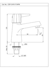 Pillar Cock with Extension Body Jaquar