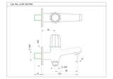 2-way Bib Cock with Wall Flange
