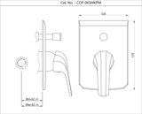 Single Lever Exposed Parts Kit of Diverter Jaquar