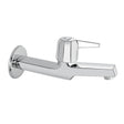 Long Body Bib Cock with Wall Flange Jaquar