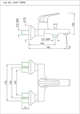 Single Lever Bath & Shower Mixer BuyonBudget