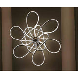 7123/6 – 6-Light Chrome Ceiling Lamp