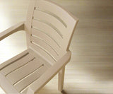 CT012 Hanimeli Monoblock Armchair (Cappuccino color)