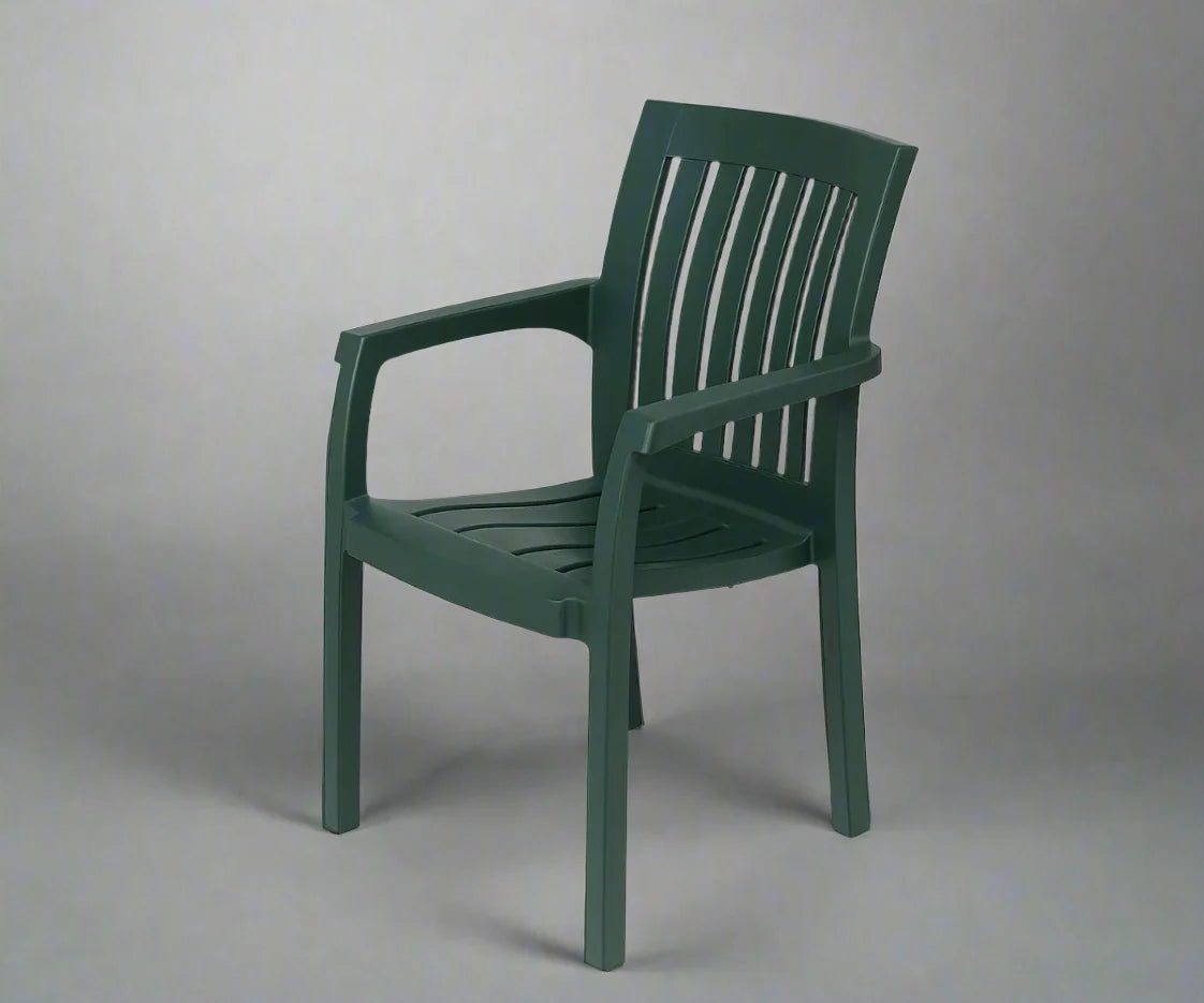 Fesleğen Monoblock Armchair in Dark Green (model CT013, code 96)
