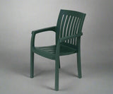 Fesleğen Monoblock Armchair in Dark Green (model CT013, code 96)