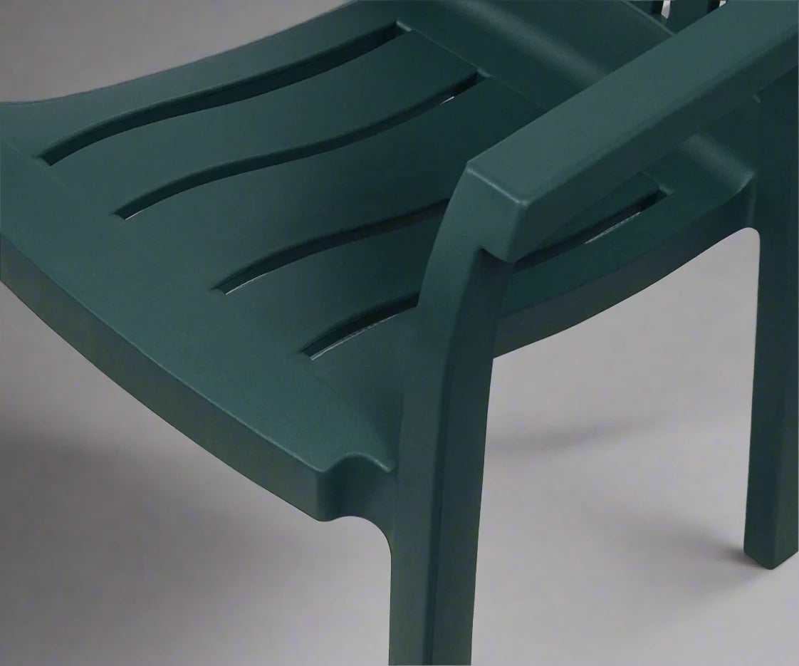 Fesleğen Monoblock Armchair in Dark Green (model CT013, code 96)