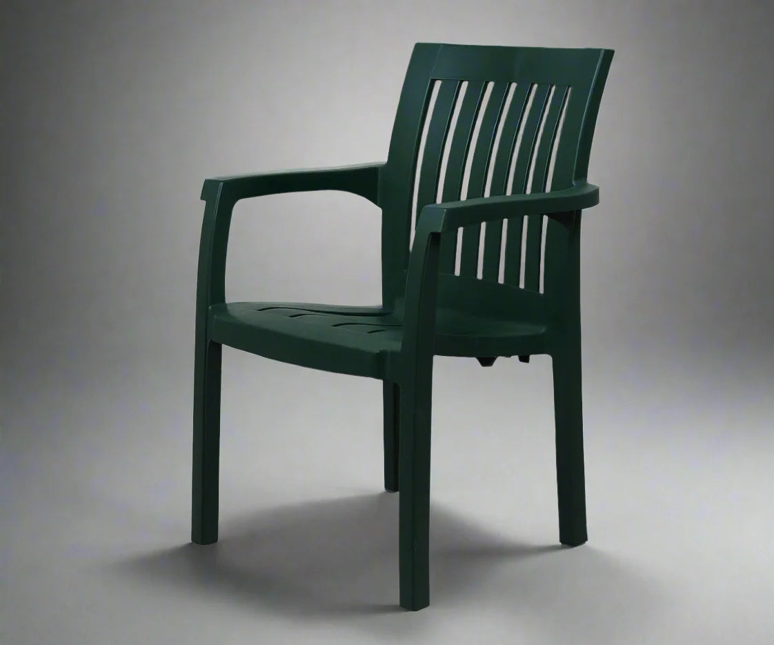 Fesleğen Monoblock Armchair in Dark Green (model CT013, code 96)